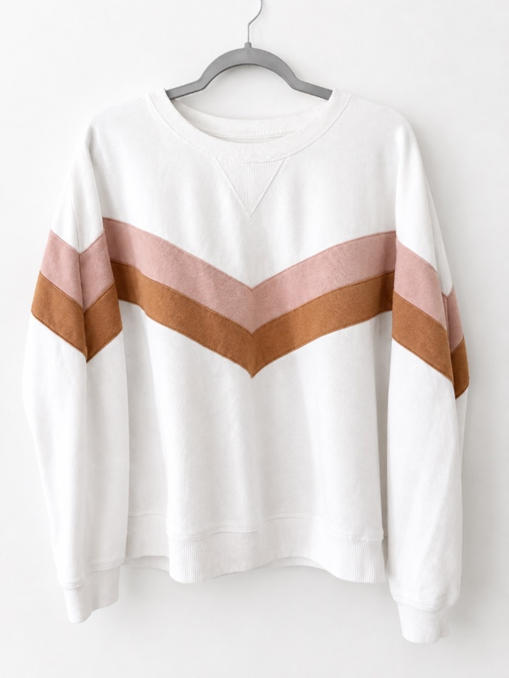 Abercrombie & Fitch Crewneck / Size Medium / White Pink Maroon